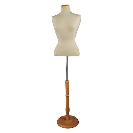 Econoco Mondo Mannequins Female Fabric Covered Blouse Form W/ base F5WB