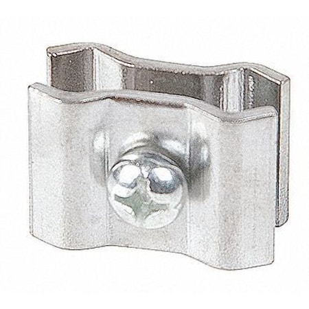 Econoco Grid Joining Clip, Chrome, 25, PK25 GWJCP25