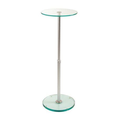 Econoco Round Glass Pedestal Set, 32" H to 48" H GPR12