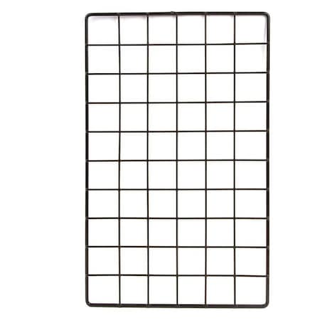 Econoco Grid Cubby Panel 10" x 16", Black, 48PK GS16/B