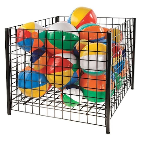 Econoco Square Dump Bin 36", Black GTC36/B