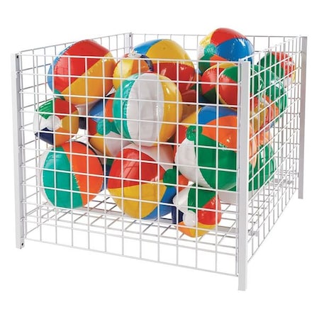 Econoco Square Dump Bin 36", White GTC36/W