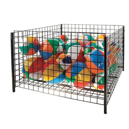 Econoco Square Dump Bin 48", Black GTC48/B