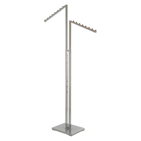 Econoco Square Rack Tubing Arms 8-Ball, 2-Way, Chrome K25