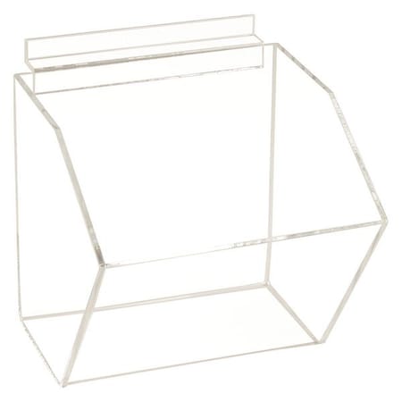 Econoco Acrylic Slatwall Dump Bin, 6" x 6", PK24 HP/DB66