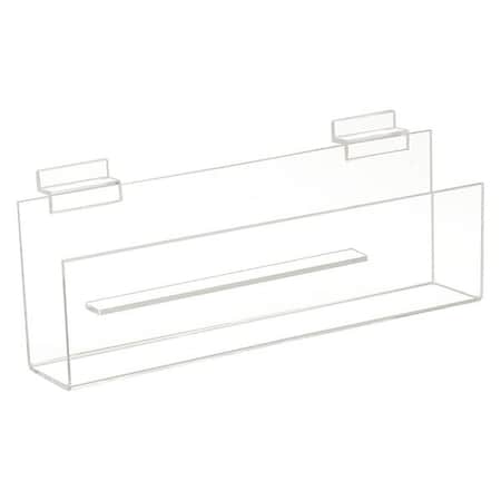 Econoco Slatwall Greeting Card Shelf, 12"x2", PK12 HP/GCS12