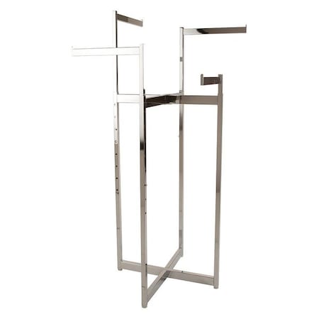 Econoco Folding, 4-Way Rack, Chrome K150