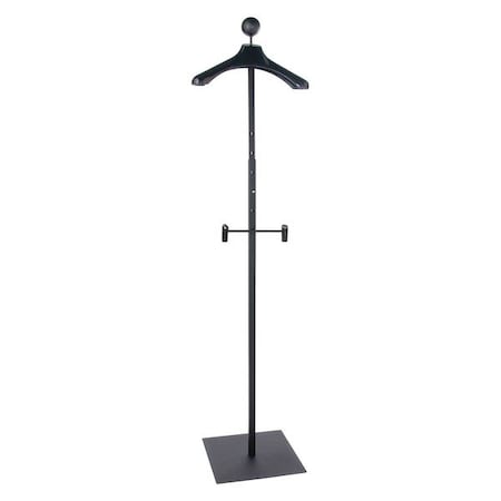 Econoco Mondo Mannequins Adjustable Floor Standing Black Costumer w/Hangers MAUF1/MAB