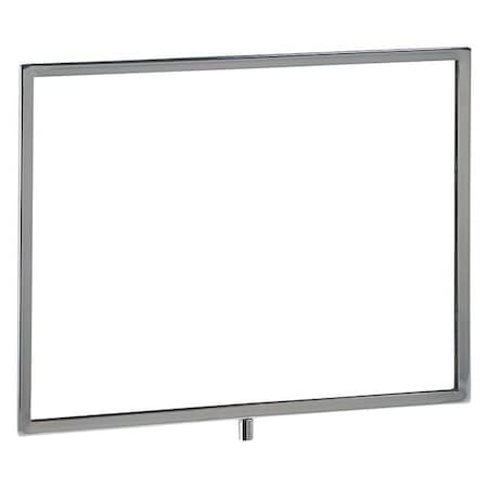 Econoco Sign Holder, 11" x 14", Chrome, PK72 MC114