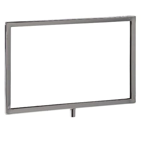 Econoco Sign Holder, 7" x 11", 3/8" Fitting, PK72 MC711