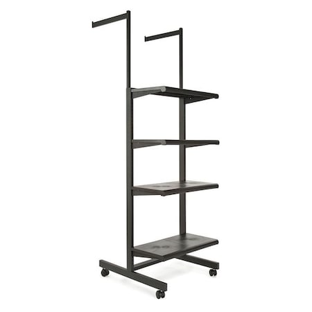 Econoco Shelves, 2-Arms 16" Frame with 4 24" K400/B