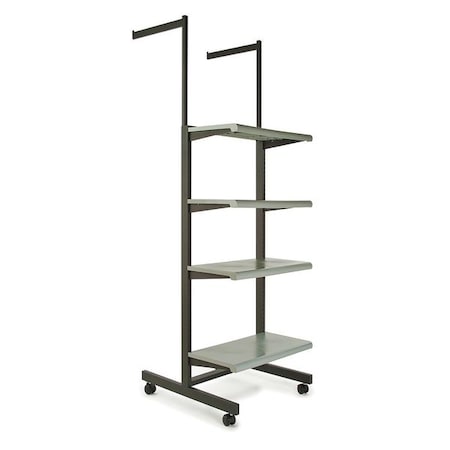Econoco Shelves, 2-Arms 16" Frame with 4 24" K400/GY