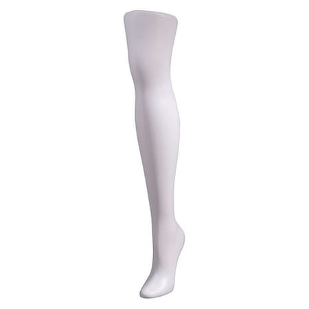 Econoco Mondo Mannequins Female Standing Leg, Matte White PFHL74MTW