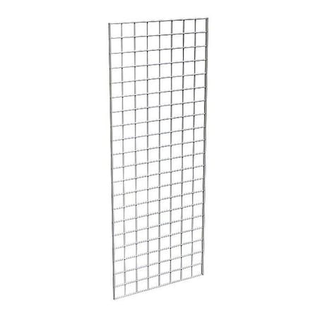 Econoco Wire Grid Panel 2 ft. x 5 ft., Chrome, 3PK P3GW25