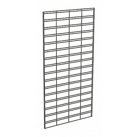 Econoco Wire Slatgrid Panel 2ft. x 4ft., Black, 3PK P3STG24B