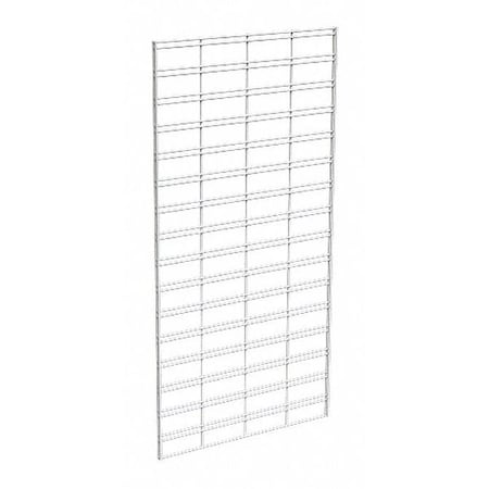 Econoco Wire Slatgrid Panel 2ft. x 4ft., White, 3PK P3STG24W