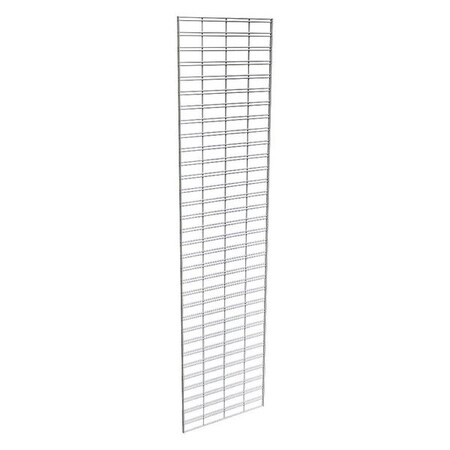 Econoco Wire Slatgrid Panel 2ft. x 8ft., Chrome, 3PK P3STG28C