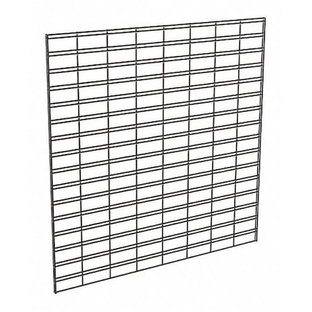 Econoco Wire Slatgrid Panel 4ft. x 4ft., Black, 3PK P3STG44B