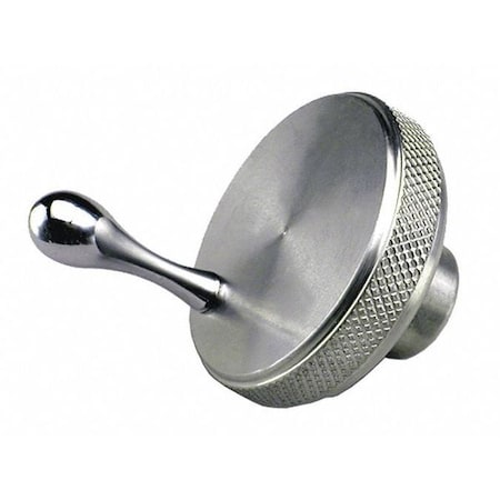 S & W Manufacturing Alum Ctrl Knob, w/Hdle, 5/8", 3" dia. ACK-019