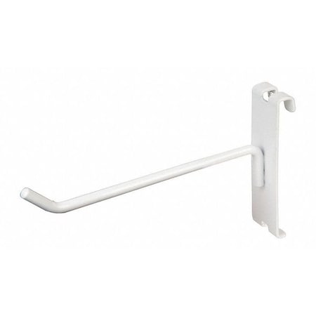 Econoco Grid 6" Hook, White, 96PK WTE/H6