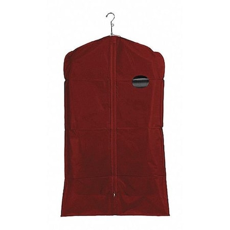 Econoco Suit Cover, 40", PEVA, Burgundy, PK100 UV340/K
