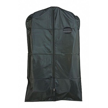 Econoco Suit Cover, 40", PEVA, Black, PK100 UV340B/B