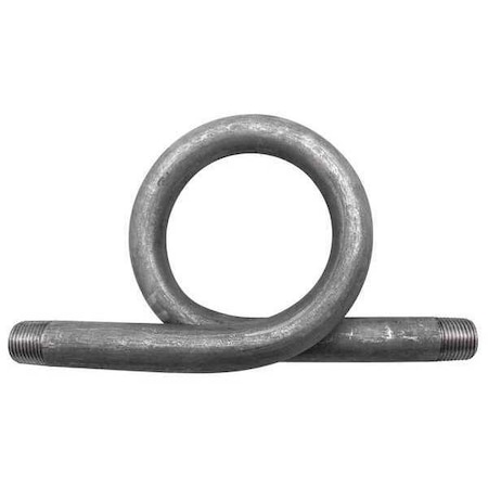 Winters Npt 316 Ss Syphon, Schedule 40, 1/2" SSP557