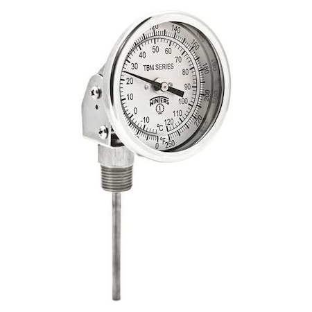 Winters Bi-Metal Therm3"Adjangle 4" Stem0-250F/C TBM32040B8