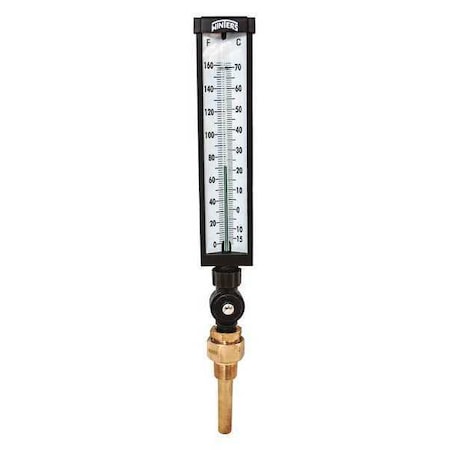 Winters Thermometer 9" Alum Vari, 0-160F/C TIM103A