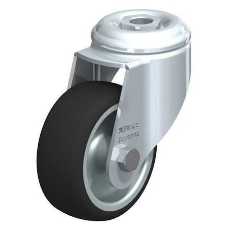 Blickle Kngpn Swvl Cstr, Thrm Rbr, 3-1/8", 265 lb. LKRA-PATH 80G