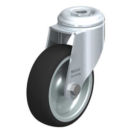 Blickle Kngpn Swivl Cstr, Thrm Rbr, 4", 265 lb. LKRA-PATH 101G