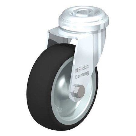 Blickle Kngpn Swvl Cstr, Urthane, 3", 165 lb. LRA-PATH 75G