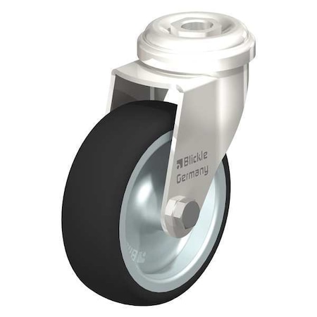 Blickle SS Kngpn Swvl Cstr, Urethane, 3", 165 lb. LRXA-PATH 75G