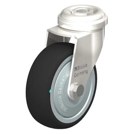 Blickle SS Kngpn Swvl Cstr, Urethane, 3", 165 lb. LRXA-PATH 75KFD