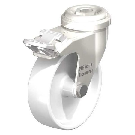 Blickle SS Kngpn Swivl Cstr, Nyln, 3", 165 lb., Brk LRXA-PO 76G-FI