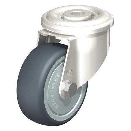 Blickle SS Kgpn Swvl Cstr, TPR Rb, 3-1/8", 220 lb. LEXR-TPA 80KFD