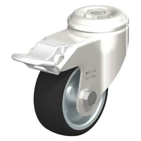 Blickle SS, Kngpn Swvl Cstr, Polyrthn, 3-1/8", Brk LKRXA-PATH 80G-FI