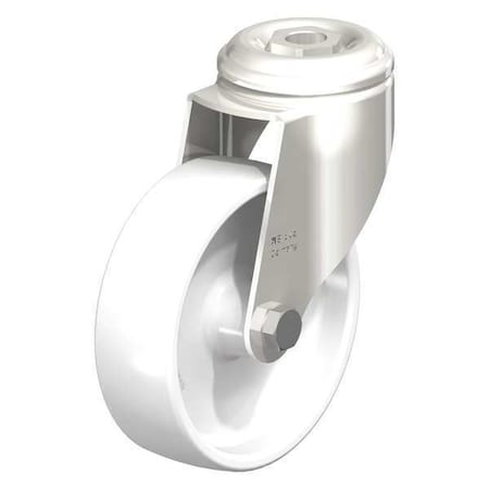 Blickle SS, Kingpin Swvl Cstr, Wht Nyln, 4", 265 lb. LKRXA-PO 101G