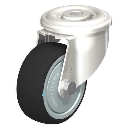 Blickle SS Kgpn Swvl Cstr, Plythn, 3-1/8", 330 lb. LEXR-PATH 80KFD