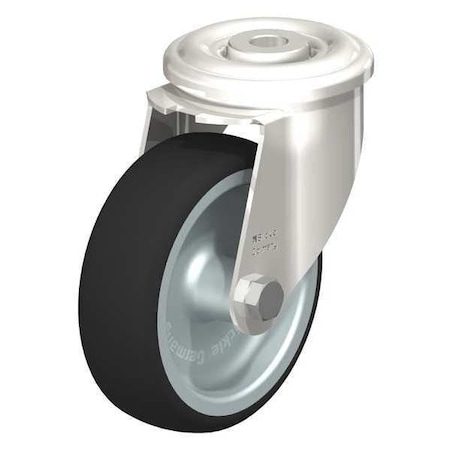 Blickle SS Kgpn Swvl Cstr, Polyuthn, 4", 330 lb. LEXR-PATH 100G