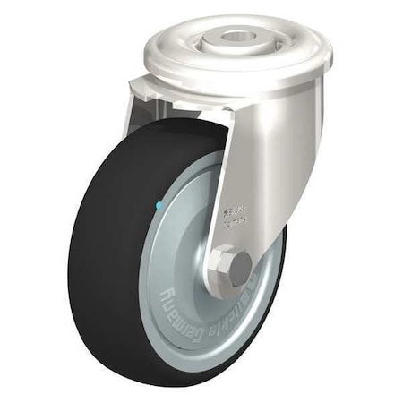 Blickle SS, Kingpin Swivel Caster, PU, 4", 330 lb. LEXR-PATH 100KFD