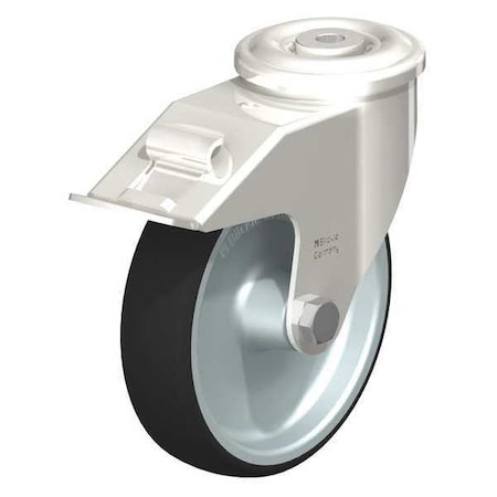 Blickle SS Kgpn Swvl Cstr, P0luythn, 6", Brake LEXR-PATH 160G-FI