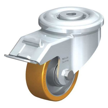 Blickle Kingpin Swvl Caster, Poly, 3-1/8", Brake LKR-ALTH 80K-FI