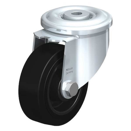 Blickle Kngpn Swvl Cstr, Solid Rubber, 4", 440 lb. LKR-POEV 100R