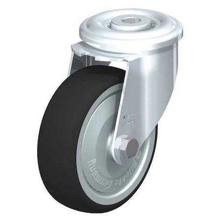 Blickle Kingpin Swivel Caster, PU, 4", 330 lb. LER-PATH 100KF