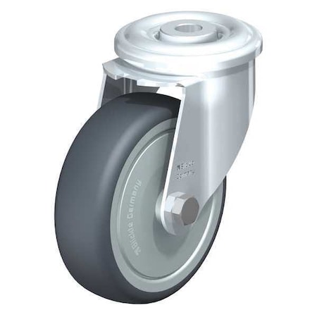 Blickle Kingpin Swivel Caster, TPR, 4", 240 lb. LER-TPA 102KF
