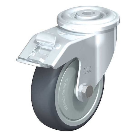 Blickle LER-TPA 102K-FI-FK Swivel Caster, 3.94" Wheel Diameter, 242 lb. Load Capacity