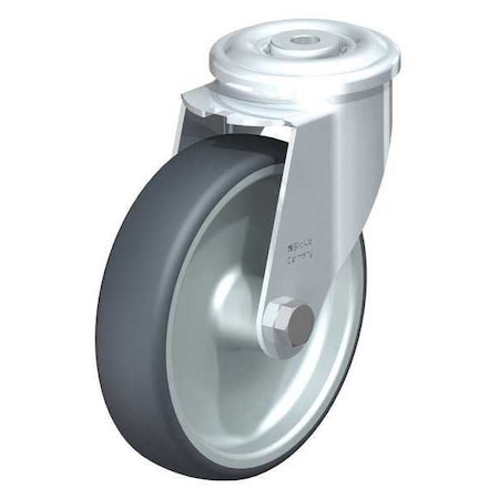 Blickle Kngpn Swvl Cstr, TPR Rubber, 6", 440 lb. LER-TPA 160G