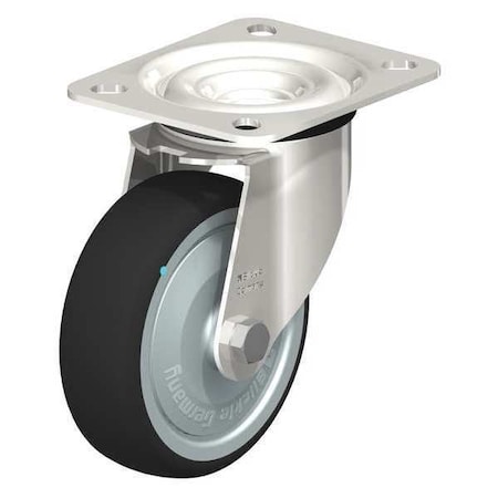 Blickle Swivl Plate Cstr, Polyurthane, 4", 330 lb. LEX-PATH 100KFD
