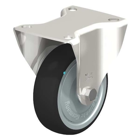 Blickle Rigid Plate Cstr, Polyurthane, 4", 330 lb. BX-PATH 100KFD